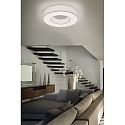 Helestra LED Loftlampe LOMO LED, IP20, hvid matt / sk�rm mokka