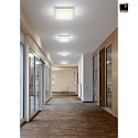 Helestra LED Ceiling luminaire COSI 315 LED Bathroom luminaire, IP30, nickel matt