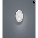 Helestra LED Recessed luminaire ONTO 1 LED Wall/Ceiling luminaire, IP20, white matt