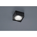 LED Loftlampe KARI LED, firkantet, IP30, sort matt