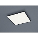 LED Loftlampe RACK LED, firkantet, IP20, sort matt