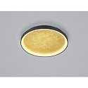 Loftlampe MORI CCT Switch, med diffuser IP20, sort mat, bladguld d�mpbar