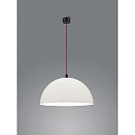 Pendel DORO E27 IP20, r�d, sort mat, hvid