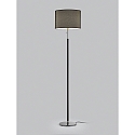 Standerlampe OPPO med sk�rm, med tr�k-koblingsk�de E27 IP20, sort mat, sort chrom 