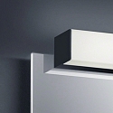 Helestra LED V�glampe LADO 90 LED Spejllampe IP 44 sort matt