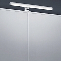 Helestra LED V�glampe GAIA 49 LED Spejllampe IP 44 chrom