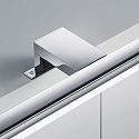 Helestra LED V�glampe GAIA 99 LED Spejllampe IP 44 chrom