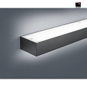 Helestra LED Wall luminaire THEIA 90 LED Mirror lamp IP 44 black matt