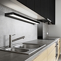 Helestra LED Wall luminaireSLATE 60 LED Mirror lamp IP44 black matt