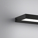 Helestra LED Wall luminaireSLATE 90 LED Mirror lamp IP44 black matt