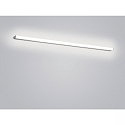 Helestra mirror luminaire LADO-S 120 large, switchable, slim, with diffuser IP44, chrome, white 