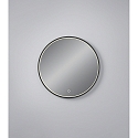 Spejl med belysning VIDO � 60CM tunable white, direkte IP44, sort 