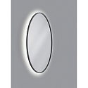 Helestra Spejl med belysning VIDO � 70CM tunable white, indirekte IP44, sort 