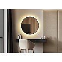 Helestra Spejl med belysning VIDO � 70CM tunable white, indirekte IP44, sort 