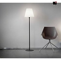 Helestra floor lamp MORIS E27 IP65, graphite, white 