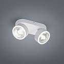 LED Loftlampe PAX LED Spot, 2-flammer, IP20, hvid matt