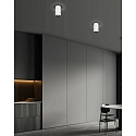 Helestra Loftlampe ROK 1-flamme, direkte / indirekte, fokuserbar IP20, hvid mat d�mpbar