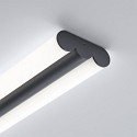 Helestra bath luminaire LOOM 60 IP44, black matt 