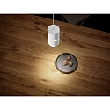 Helestra pendant luminaire ROK 1 flame, adjustable, direct / indirect, focusable IP20, white matt dimmable