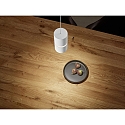 Helestra pendant luminaire ROK 1 flame, adjustable, direct / indirect, focusable IP20, white matt dimmable