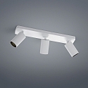 LED Loftlampe RIWA LED, 3-flammer, IP20, hvid matt