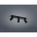 Spot RIWA 3-flammer IP20, sort d�mpbar