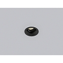 Helestra Indbygnings loftlampe NESO svingbar GU10 IP20, sort mat 