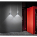 Helestra SIRI 44 Wall luminaire IP54 silvergrey