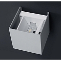 Helestra SIRI 44-L Wall luminaire IP54 white matt
