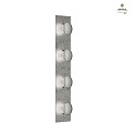 Hufnagel Wall lamp MASKERADE, 4-flame, 60cm, indirect, incl. 4x GU10 LED 5W 3000K 380lm, dimmable, silver leaf decor