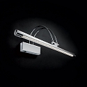 LED Gallerilampe BOW AP114 Spejllampe, 114x 0,07W, antik messing