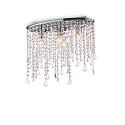 Loftlampe RAIN PL3, 3-flammer, E14, chrom