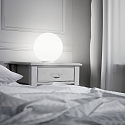 Ideal Lux Bordlampe MAPA BIANCO TL1 D30, E27, � 30cm, hvid