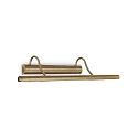 V�glampe MIRROR-10 AP4 Spejllampe, 4x G9, 40W, antik messing