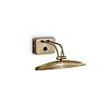 V�glampe MIRROR-20 AP2 Spejllampe, 2x G9, 40W, antik messing