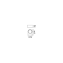 Ideal Lux Wall luminaire IKO AP1, 1 flame, E27, white