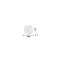 Ideal Lux Loftlampe GLORY PL5 D60 V�glampe, 5-flammer, � 60cm, E27, hvid