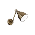V�glampe NEWTON AP1, E27, antik messing