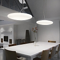Ideal Lux Pendant luminaire SMARTIES BIANCO SP5 D60, 5 flames, E27, � 60cm, white