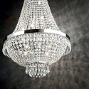 Lysekrone CAESAR SP9, 9-flammer, G9, 40W, chrom