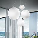 Ideal Lux Pendant luminaire MAPA BIANCO SP5, 5 flames, E27, white