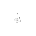 Ideal Lux Pendant luminaire MAPA MAX SP1 D40, E27, � 40cm, aluminum