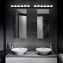 Ideal Lux V�glampe PRIVE' AP6 Spejllampe, 6-flammer, E14, chrom