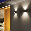 Ideal Lux Udendørs Væglampe SNIF AP1 ROUND, G9, 40W, antracit