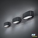 Ideal Lux Wall luminaire ANDROMEDA AP1, E27, black