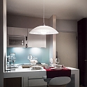 Ideal Lux Pendant luminaire LANA SP1 D50, E27, � 50cm, white