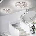 Ceiling luminaire KING PL9, 9 flames, G9, 40W, chrome