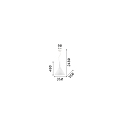 Ideal Lux Pendant luminaire COCKTAIL SP1 BIG, 1 flame, E27, white