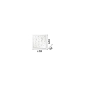 Ceiling luminaire OCEAN PL3, 3 flames, E27, multicolored