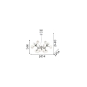 Ideal Lux Pendel NODI BIANCO SP15, 15-flammer, E14, chrom